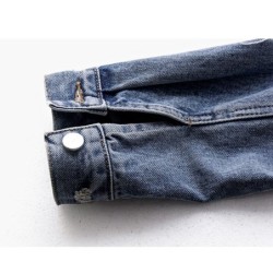 Vintage short denim jacket - with diamonds / holesJackets