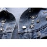 Vintage short denim jacket - with diamonds / holesJackets