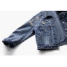 Vintage short denim jacket - with diamonds / holesJackets