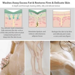 Slimming soap - anti-cellulite - antibacterial - whitening - volcanic mudSkin