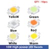 LED integrated chip - high power - 10W - 10 piecesLED chips