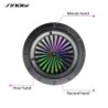 SINOBI - creative quartz watch - colorful dial - stainless steel mesh strapWatches