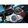 SINOBI - creative quartz watch - colorful dial - stainless steel mesh strapWatches