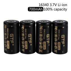 16340 li-on battery - rechargeable - 700mAh - 3.7VBattery