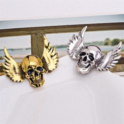 Punk style brooch - skull / wingsBrooches