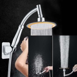 Stylish shower head - large round rainfall - high pressure - 360 adjustableShower Heads