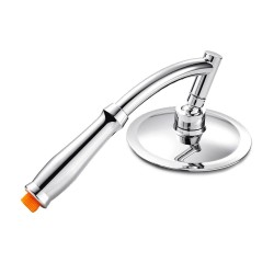 Stylish shower head - large round rainfall - high pressure - 360 adjustableShower Heads