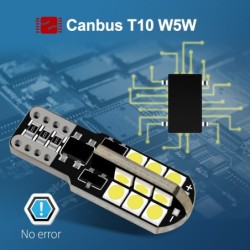 LED Canbus bulb - car light - W5W - T10 - 24 SMD - 12V - 6 piecesT10