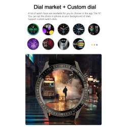 MELANDA - sports Smart Watch - Bluetooth - full touch screen - fitness tracker - heart monitor - waterproof - Android - IOSSm...