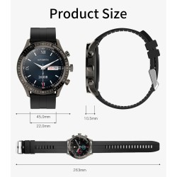 MELANDA - sports Smart Watch - Bluetooth - full touch screen - fitness tracker - heart monitor - waterproof - Android - IOSSm...