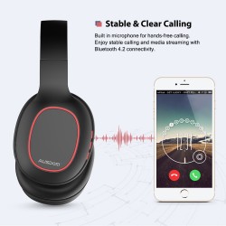 Ausdom M09 - wireless headphones - headset with microphone - foldable - Bluetooth - support TF cardEar- & Headphones