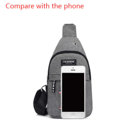 Fashionable multifunctional bag - for waist / shoulder - with earphones jack holeBags