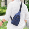 Fashionable multifunctional bag - for waist / shoulder - with earphones jack holeBags