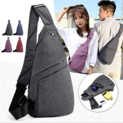 Fashionable chest / shoulder bag - small backpack - anti-theft - unisexBackpacks