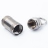 Medicine / pills storage box - waterproof container - with key ring - titanium alloyKeyrings