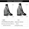 Luxurious chest / shoulder bag - backpack - USB charging port - waterproof - unisexBackpacks