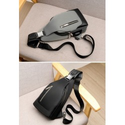 Luxurious chest / shoulder bag - backpack - USB charging port - waterproof - unisexBackpacks