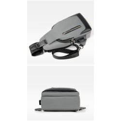 Luxurious chest / shoulder bag - backpack - USB charging port - waterproof - unisexBackpacks