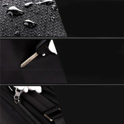 Elegant small briefcase - shoulder bag - waterproof nylonBags