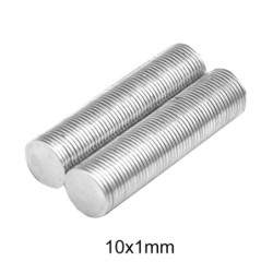 N35 - neodymium magnet - round disc - 10mm * 1mm - 50 - 1000 piecesN35
