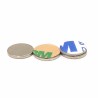 N42 - neodymium magnet - strong round disc - with 3M adhesive - 10mm x 1mm - 10 - 100 piecesN40