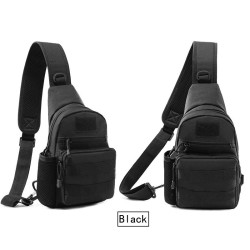 Tactical shoulder / chest bag - small backpack - camouflage designBags