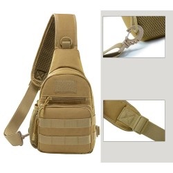 Tactical shoulder / chest bag - small backpack - camouflage designBags