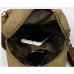 Tactical shoulder / chest bag - small backpack - camouflage designBags