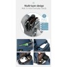 Multifunction backpack - shoulder / chest bag - USB charging port - earphones hole - waterproofBackpacks