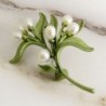 Olive branch with pearls - stylish broochBrooches