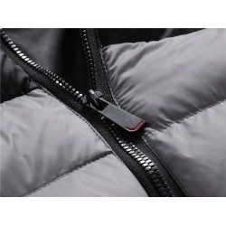 Down warm jacket - with hood - windproof - slim fitJackets