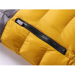 Down warm jacket - with hood - windproof - slim fitJackets