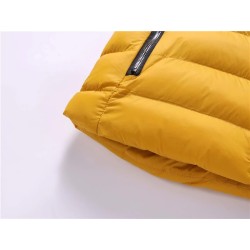 Down warm jacket - with hood - windproof - slim fitJackets