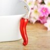 Crystal brooch - with green & red chilli pepperBrooches