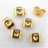 Earring back stopper - nut - 316L stainless steel - 100 piecesEarrings