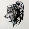 Wolf - waterproof temporary fake tattooStickers