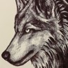 Wolf - waterproof temporary fake tattooStickers