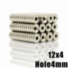 N35 - Neodymium magnet - round countersunk - 12 * 4 mm with 4mm holeN35