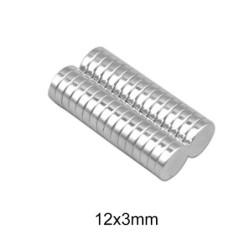 N35 - neodymium magnet - strong disc - 12 * 3 mmN35