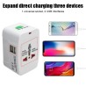 Universal power - travel adapter - with 2 USB ports - AU US UK EU plug inverterPlugs
