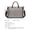 Luxurious leather handbag - with shoulder strap - crocodile skin pattern - genuine leatherBags