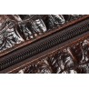 Luxurious leather handbag - with shoulder strap - crocodile skin pattern - genuine leatherBags
