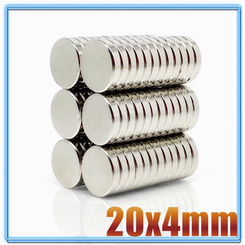 N35 - neodymium magnet - strong round disc - 20mm * 4mmN35