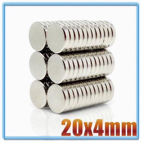 N35 - neodymium magnet - strong round disc - 20mm * 4mmN35