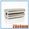N35 - neodymium magnet - strong round disc - 20mm * 4mmN35
