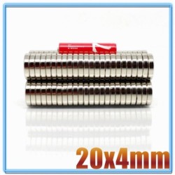 N35 - neodymium magnet - strong round disc - 20mm * 4mmN35