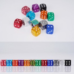 Aluminum tire valves - dice shaped - 4 piecesWheel parts