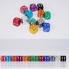 Aluminum tire valves - dice shaped - 4 piecesWheel parts