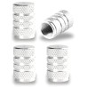 Aluminum tire valves - stripes design - 4 piecesWheel parts