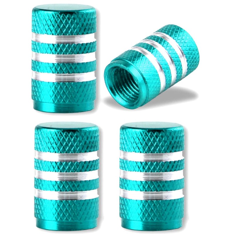 Aluminum tire valves - stripes design - 4 piecesWheel parts